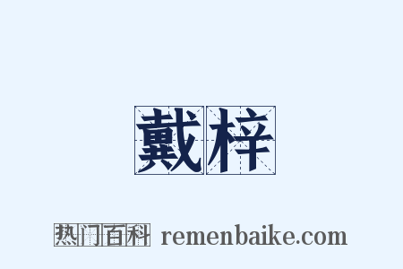 戴梓是什么意思的图片